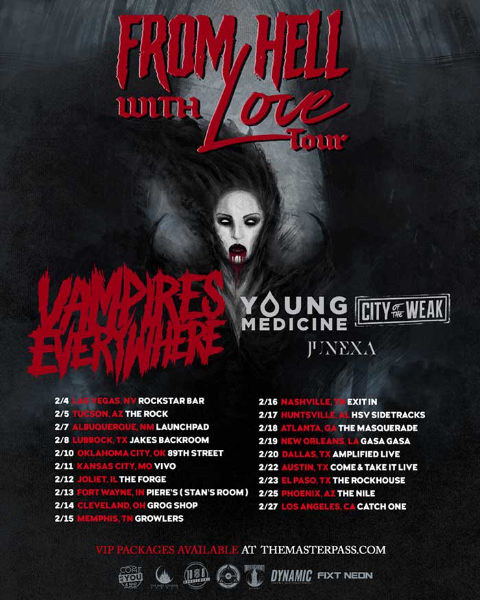 VAMPIRES EVERYWHERE Announces Spring 2022 North American Tour - OUTBURN  ONLINE